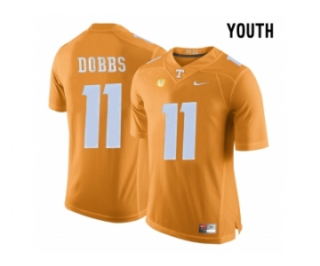 2016 Youth Tennessee Volunteers Joshua Dobbs #11 College Football Limited Jersey - Orange