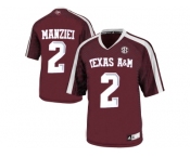 2016 Men'sTexas A&M Aggies Johnny Manziel #2 College Football Authentic Jersey - Maroon