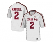 2016 Men'sTexas A&M Aggies Johnny Manziel #2 College Football Authentic Jersey - White