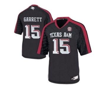 2016 Men'sTexas A&M Aggies Myles Garrett #15 College Football Authentic Jersey - Black