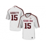 2016 Men'sTexas A&M Aggies Myles Garrett #15 College Football Authentic Jersey - White