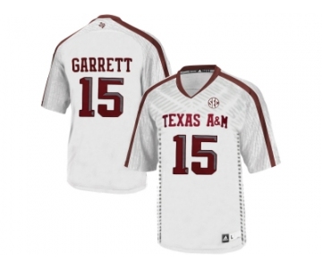 2016 Men'sTexas A&M Aggies Myles Garrett #15 College Football Authentic Jersey - White