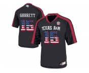 2016 US Flag Fashion 2016 Men'sTexas A&M Aggies Myles Garrett #15 College Football Authentic Jersey - Black