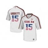 2016 US Flag Fashion 2016 Men'sTexas A&M Aggies Myles Garrett #15 College Football Authentic Jersey - White