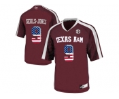 2016 US Flag Fashion 2016 Men'sTexas A&M Aggies Ricky Seals-Jones #9 College Football Authentic Jersey - Maroon