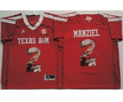 Texas A&M Aggies #2 Johnny Manziel Red Player Fashion Stitched NCAA Jersey