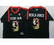 Texas A&M Aggies #9 Ricky Seals-Jones Black Player Fashion Stitched NCAA Jersey