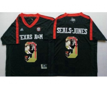 Texas A&M Aggies #9 Ricky Seals-Jones Black Player Fashion Stitched NCAA Jersey