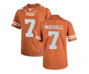 2016 Men's Texas Longhorns Shane Buechele #7 College Football Limited Jersey - Brunt Orange