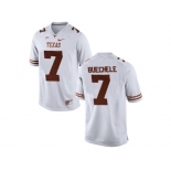 2016 Men's Texas Longhorns Shane Buechele #7 College Football Limited Jersey - White