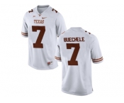 2016 Men's Texas Longhorns Shane Buechele #7 College Football Limited Jersey - White