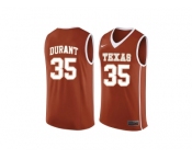 Men's Texas Longhorns Kevin Durant #35 College Basketball Jersey - Burnt Orange