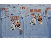 Texas Longhorns #34 Ricky Williams White Player Fashion Stitched NCAA Jersey