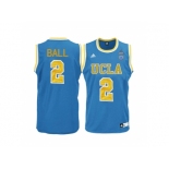 2017 UCLA Bruins Lonzo Ball #2 Pac-12 College Basketball Authentic Jersey - Blue