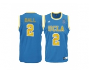 2017 UCLA Bruins Lonzo Ball #2 Pac-12 College Basketball Authentic Jersey - Blue