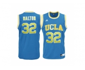 Men's UCLA Bruins Bill Walton #32 College Basketball Jerseys - Blue