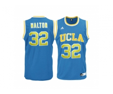 Men's UCLA Bruins Bill Walton #32 College Basketball Jerseys - Blue