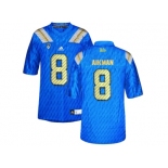 Men's UCLA Bruins Troy Aikman #8 College Football Authentic Jerseys - Blue