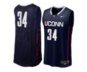 Uconn Huskies Ray Allen #34 College Basketball Jersey - Navy