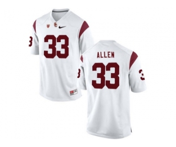 USC Trojans Marcus Allen #33 College Football Jersey - White