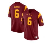 USC Trojans Mark Sanchez #6 College Football Jersey - Red