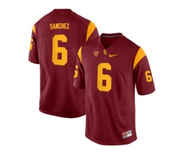 USC Trojans Mark Sanchez #6 College Football Jersey - Red