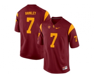 USC Trojans Matt Barkley #7 College Football Jersey - Red