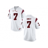 USC Trojans Matt Barkley #7 College Football Jersey - White