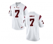 USC Trojans Matt Barkley #7 College Football Jersey - White