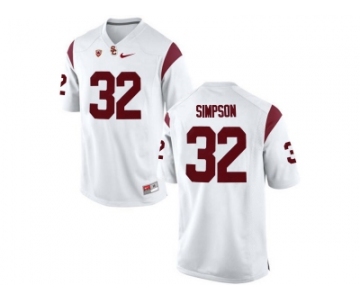 USC Trojans O.J Simpson #32 College Basketball Jersey - White