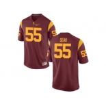 USC Trojans Seau #55 College Football Jersey - Red