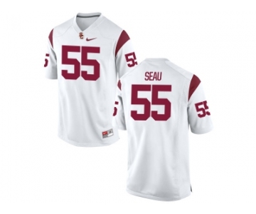 USC Trojans Seau #55 College Football Jersey - White