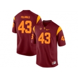 USC Trojans Troy Polamalu #43 College Football Jersey - Red