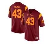 USC Trojans Troy Polamalu #43 College Football Jersey - Red