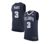 2017 Villanova Wildcats Josh Hart #3 College Basketball Jersey - Navy Blue