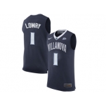 2017 Villanova Wildcats Kyle Lowry #1 College Basketball Jersey - Navy Blue