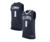 2017 Villanova Wildcats Kyle Lowry #1 College Basketball Jersey - Navy Blue