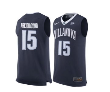 2017 Villanova Wildcats Ryan Arcidiacono #15 College Basketball Jersey - Navy Blue