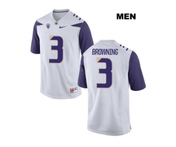 2016 Washington Huskies Jake Browning #3 College Football Limited Jersey - White