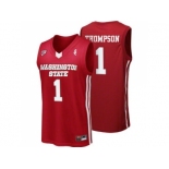 Washington State Cougars Klay Thompson #1 College Basketball Jersey - Red