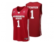 Washington State Cougars Klay Thompson #1 College Basketball Jersey - Red