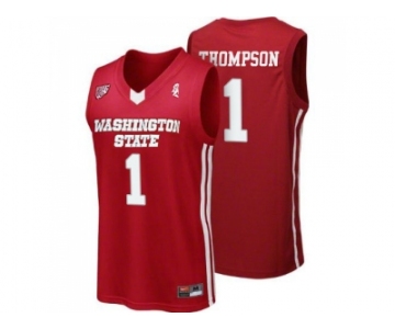 Washington State Cougars Klay Thompson #1 College Basketball Jersey - Red