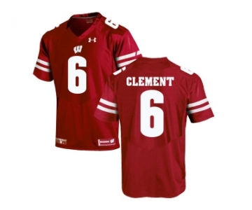 2016 Men's UA Wisconsin Badgers Corey Clement #6 College Football Jersey - Red