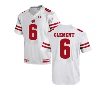 2016 Men's UA Wisconsin Badgers Corey Clement #6 College Football Jersey - White