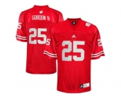 Men's Wisconsin Badgers Melvin Gordon III #25 College Football Jersey - Red