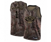 Youth New Orleans Pelicans #1 Zion Williamson Swingman Camo Realtree Collection Basketball Jersey