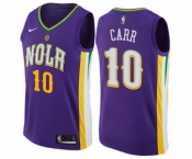 Youth Nike New Orleans Pelicans #10 Tony Carr Swingman Purple NBA Jersey - City Edition