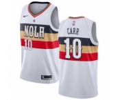 Youth Nike New Orleans Pelicans #10 Tony Carr White Swingman Jersey - Earned Edition