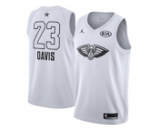 Youth Nike New Orleans Pelicans #23 Anthony Davis White NBA Jordan Swingman 2018 All-Star Game Jersey