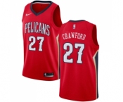 Youth Nike New Orleans Pelicans #27 Jordan Crawford Authentic Red Alternate NBA Jersey Statement Edition